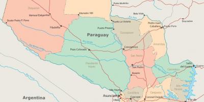 پاراگوئه آسونسیون نقشه